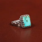 انگشتر فیروزه شجری مردانه کد 26041