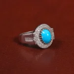 انگشتر فیروزه شجری مردانه کد 26093