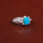 انگشتر فیروزه شجری مردانه کد 26113