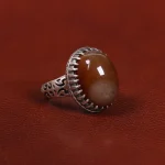 انگشتر عقیق یمن مردانه کد 26202