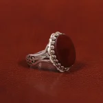 انگشتر عقیق یمن مردانه کد 26204