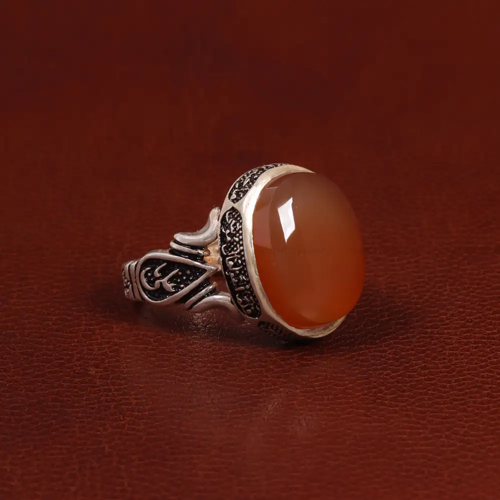 انگشتر عقیق یمن مردانه کد 26147