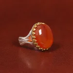 انگشتر عقیق یمن مردانه کد 26150