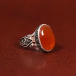 انگشتر عقیق یمن مردانه کد 26151