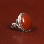 انگشتر عقیق یمن مردانه کد 26158