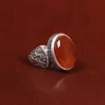 انگشتر عقیق یمن مردانه کد 26161