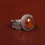 انگشتر عقیق یمن مردانه کد 26163