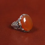 انگشتر عقیق یمن مردانه کد 26164