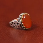 انگشتر عقیق یمن مردانه کد 26168