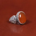 انگشتر عقیق یمن مردانه کد 26177