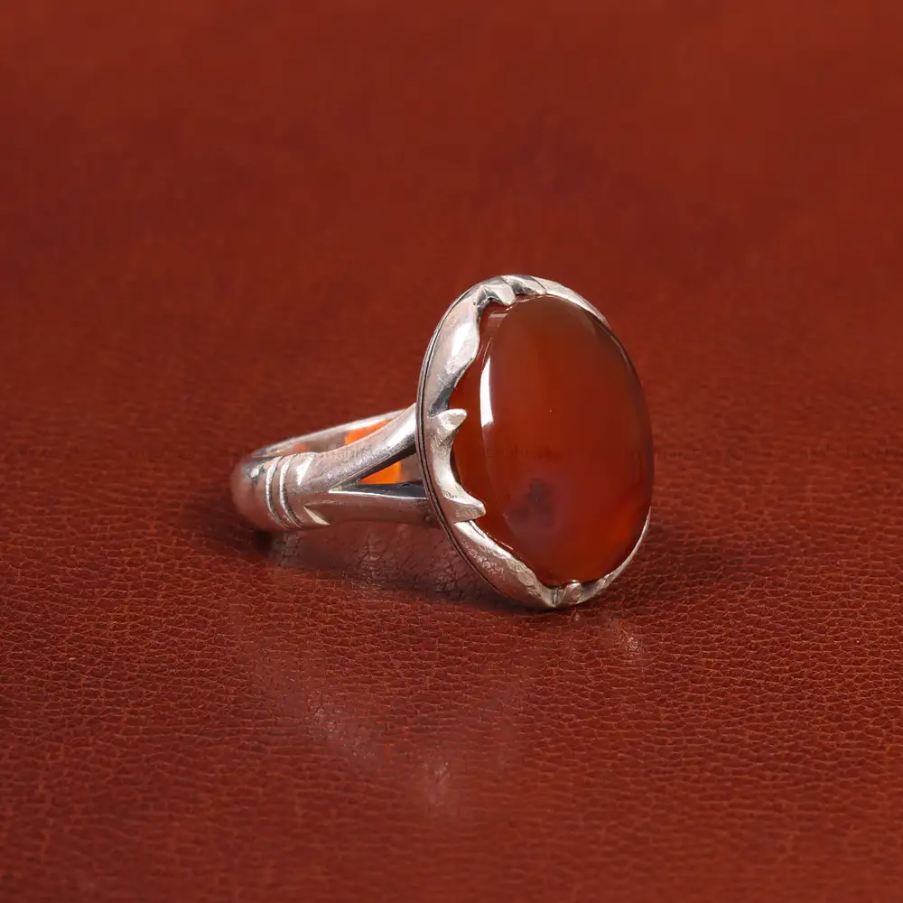 انگشتر عقیق یمن مردانه کد 26182