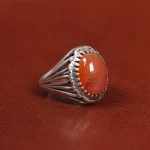 انگشتر عقیق یمن مردانه کد 26185