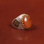 انگشتر عقیق یمن مردانه کد 26186