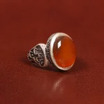 انگشتر عقیق یمن مردانه کد 26192