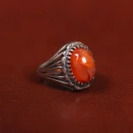 انگشتر عقیق یمن مردانه کد 26198