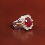 انگشتر یاقوت سرخ مردانه کد 26247