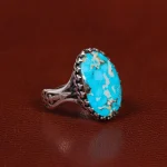 انگشتر فیروزه شجری مردانه کد 26257