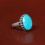 انگشتر فیروزه شجری مردانه کد 26269