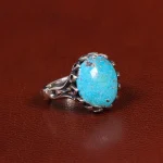 انگشتر فیروزه شجری مردانه کد 26270