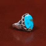 انگشتر فیروزه شجری مردانه کد 26273