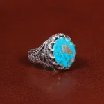 انگشتر فیروزه شجری مردانه کد 26283