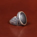 انگشتر حدید مردانه کد 26383