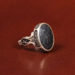 انگشتر حدید مردانه کد 26386