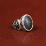 انگشتر حدید مردانه کد 26390