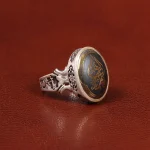 انگشتر حدید مردانه کد 26398