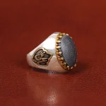 انگشتر حدید مردانه کد 26402