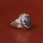 انگشتر حدید مردانه کد 26403