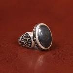 انگشتر حدید مردانه کد 26404