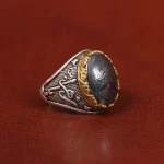 انگشتر حدید مردانه کد 26410