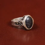 انگشتر حدید مردانه کد 26418