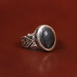 انگشتر حدید مردانه کد 26422