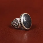 انگشتر حدید مردانه کد 26423