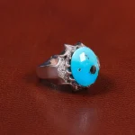 انگشتر فیروزه شجری مردانه کد 26467