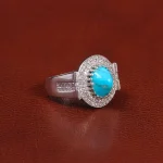 انگشتر فیروزه شجری مردانه کد 26471