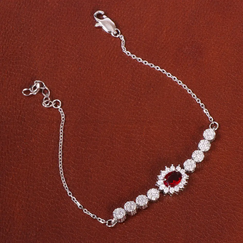 دستبند طرح یاقوت زنانه کد 26560