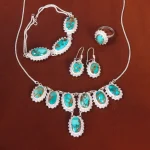 سرویس فیروزه زنانه کد 26590