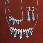 سرویس فیروزه زنانه کد 26644