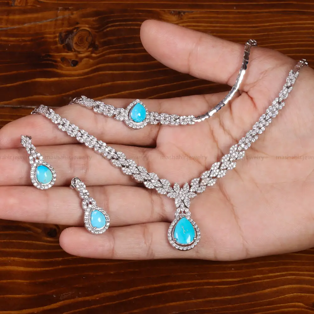 سرویس فیروزه زنانه کد 25977
