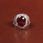 انگشتر یاقوت سرخ مردانه کد 26013