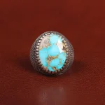 انگشتر فیروزه شجری مردانه کد 26034