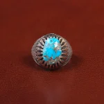 انگشتر فیروزه شجری مردانه کد 26072