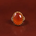 انگشتر عقیق یمن مردانه کد 26150