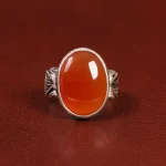 انگشتر عقیق یمن مردانه کد 26151