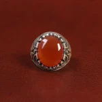 انگشتر عقیق یمن مردانه کد 26152
