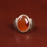 انگشتر عقیق یمن مردانه کد 26153