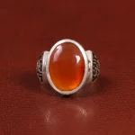 انگشتر عقیق یمن مردانه کد 26154